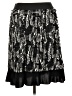 NY Collection Graphic Black Casual Skirt Size L - photo 1