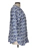 Van Heusen Blue 3/4 Sleeve Blouse Size L - photo 4