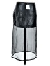 Forever 21 100% Polyester Gray Faux Leather Skirt Size M - photo 2
