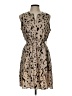 Shein Animal Print Tan Cocktail Dress Size L - photo 1