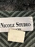 Nicole Studio Chevron-herringbone Green Blazer Size 10 (estimated) - photo 6