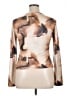 Unbranded 100% Polyester Tan Long Sleeve Blouse Size XL - photo 2