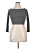 DAZY Gray 3/4 Sleeve Top Size XL - photo 1