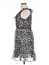 Remy 100% Polyester Paisley Gray Casual Dress Size XL - photo 5