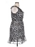 Remy 100% Polyester Paisley Gray Casual Dress Size XL - photo 4