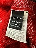 Shein 100% Acrylic Plaid Red Pullover Sweater Size 12 - photo 7