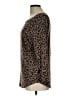 Market and Spruce Animal Print Brown Pullover Sweater Size L - photo 5