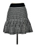 Assorted Brands Houndstooth Black Casual Skirt Size S - photo 2