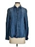 Sundance 100% Tencel Blue Long Sleeve Button-Down Shirt Size S - photo 1