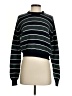 Brandy Melville Stripes Green Turtleneck Sweater Size S - photo 1