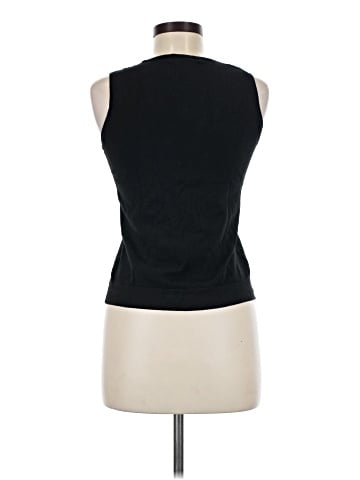 August Silk Sleeveless T-Shirt (view 2)