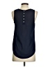 Eyeshadow 100% Polyester Blue Sleeveless Blouse Size S - photo 2