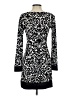Cache Graphic Black Cocktail Dress Size 4 - photo 2