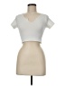 Aura Ivory Short Sleeve Top Size M - photo 1