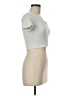 Aura Ivory Short Sleeve Top Size M - photo 4