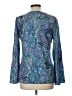 Talbots 100% Wool Paisley Blue Wool Pullover Sweater Size L - photo 2