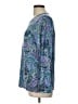 Talbots 100% Wool Paisley Blue Wool Pullover Sweater Size L - photo 5
