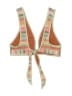 Becca Tweed Yellow Orange Swimsuit Top Size XS (estimated) - photo 2