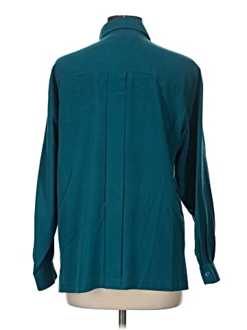 Christie & Jill Long Sleeve Silk Top (view 2)