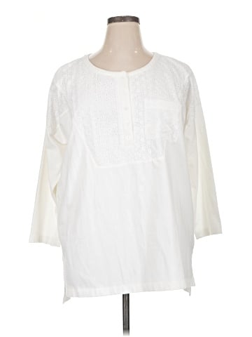 Soft Surroundings 3/4 Sleeve Blouse (view 1)