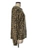 LNA Animal Print Brown Pullover Sweater Size L - photo 4