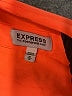 Express Orange 3/4 Sleeve Button-Down Shirt Size M - photo 7
