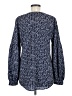CAbi 100% Polyester Blue Long Sleeve Blouse Size M - photo 2