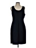 J.Crew 100% Polyester Solid Black Casual Dress Size 10 - photo 1