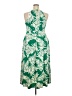 Torrid Tropical Green Casual Dress Size 2X Plus (2) - photo 2