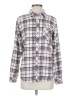 Thread & Supply Plaid Burgundy Long Sleeve Button-Down Shirt Size S - photo 1