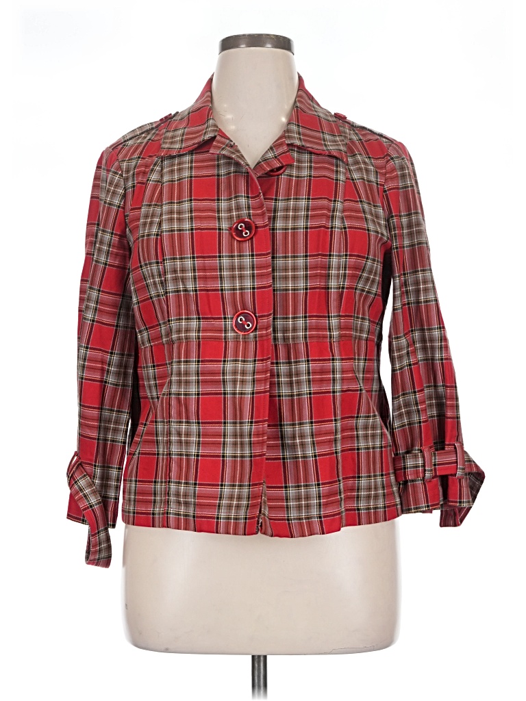 Pre-owned Christopher & Banks Jacket In Red