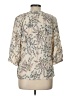 Rose & Thyme 100% Rayon Ivory 3/4 Sleeve Blouse Size L - photo 2
