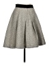 French Connection Chevron-herringbone Gray Formal Skirt Size 2 - photo 2