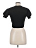 Aqua 100% Polyester Black Short Sleeve Top Size M (estimated) - photo 2