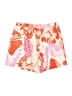 Unbranded 100% Polyester Print Orange Shorts Size 3XL - photo 2