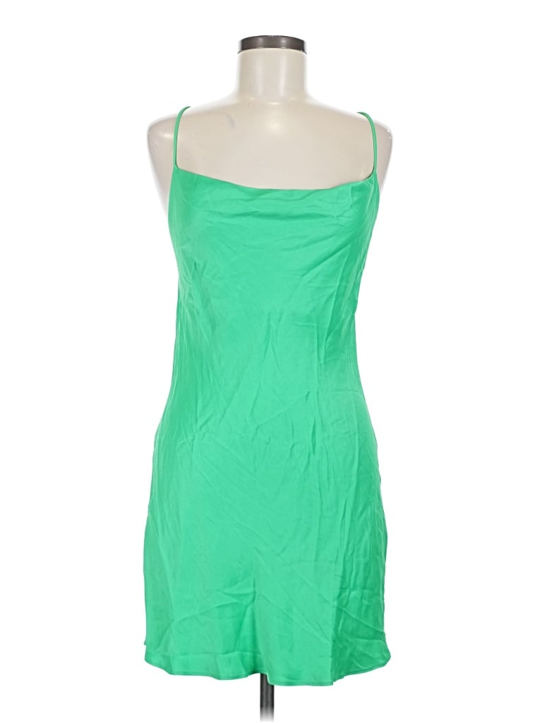 Pre-owned Zara Cocktail Dress In Green
