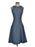 J. McLaughlin Chevron-herringbone Blue Cocktail Dress Size XS - photo 1