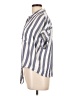 BeachLunchLounge Stripes Gray Short Sleeve Button-Down Shirt Size L - photo 5