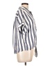 BeachLunchLounge Stripes Gray Short Sleeve Button-Down Shirt Size L - photo 4