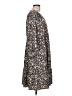 Torrid Print Gray Brown Casual Dress Size Lg Plus (0) - photo 4