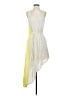 BCBGeneration 100% Rayon Color Block Yellow Cocktail Dress Size S - photo 1