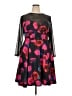 Torrid Print Black Cocktail Dress Size 2X Plus (2) - photo 1