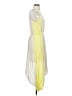 BCBGeneration 100% Rayon Color Block Yellow Cocktail Dress Size S - photo 4