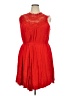 Torrid 100% Rayon Red Cocktail Dress Size 2X Plus (2) - photo 1