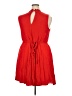 Torrid 100% Rayon Red Cocktail Dress Size 2X Plus (2) - photo 2