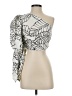 Fe Noel x Target 100% Cotton Silver Long Sleeve Blouse Size 0 - photo 1