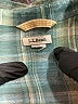 L.L.Bean Plaid Teal Short Sleeve Blouse Size XL (estimated) - photo 7