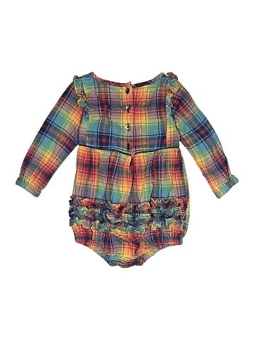 Ruffle Butts Long Sleeve Onesie (view 2)