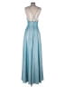 B. Darlin 100% Polyester Blue Cocktail Dress Size 7 - 8 - photo 2