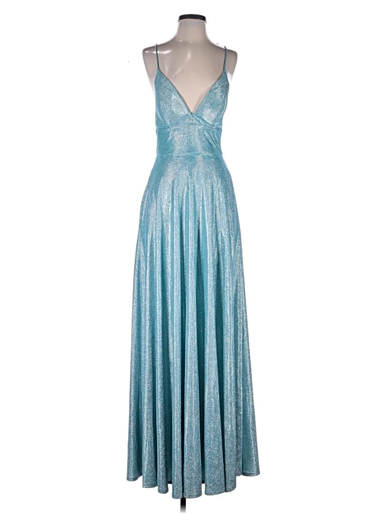 Pre-owned B Darlin Cocktail Dress In Blue